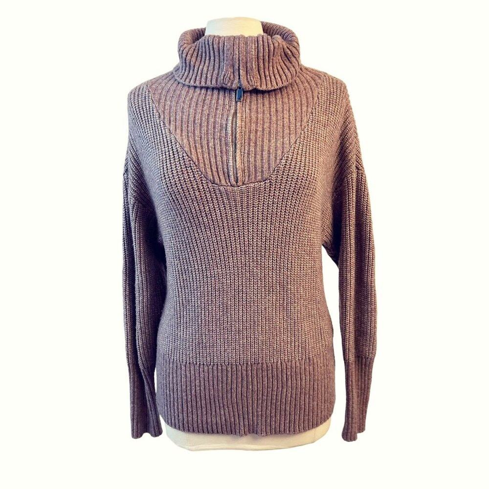 CUPCAKES & CASHMERE half zip pullover sweater M